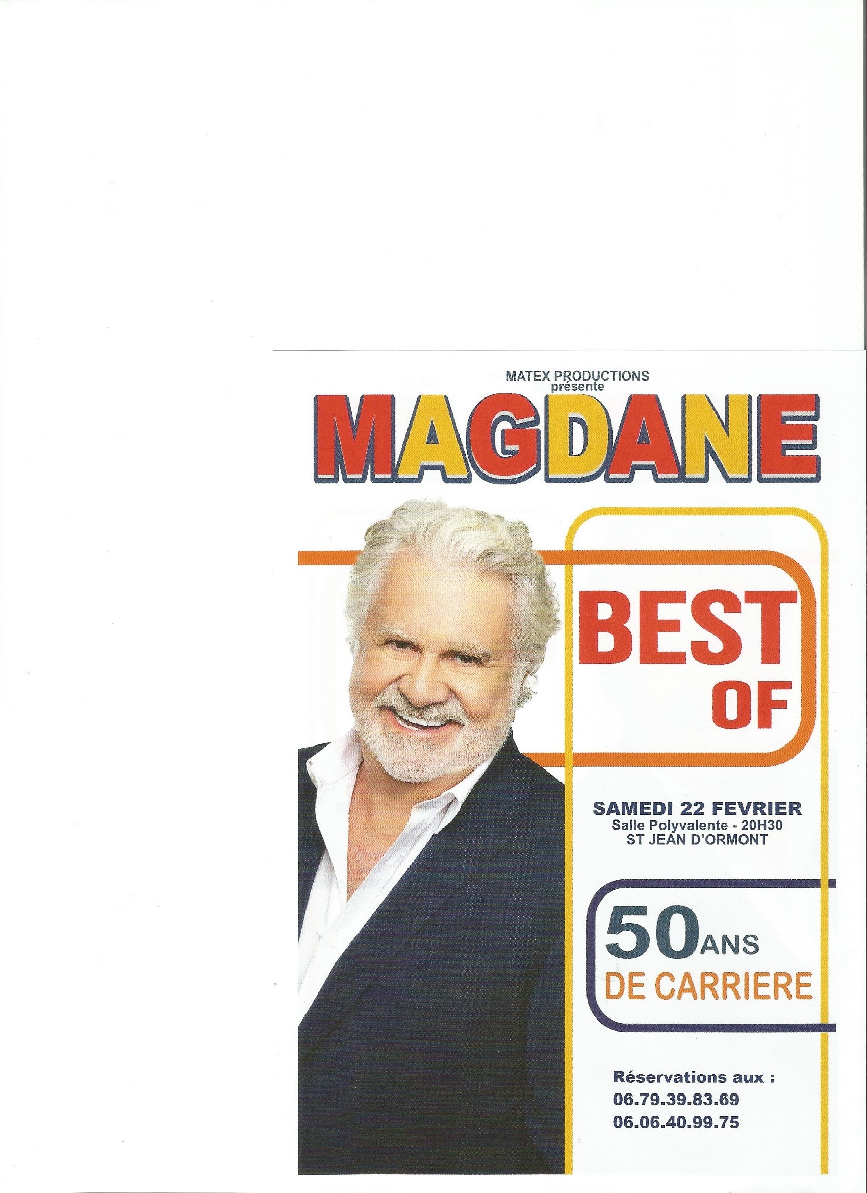 SPECTACLE : ROLAND MAGDANE à SAINT-JEAN D’ORMONT